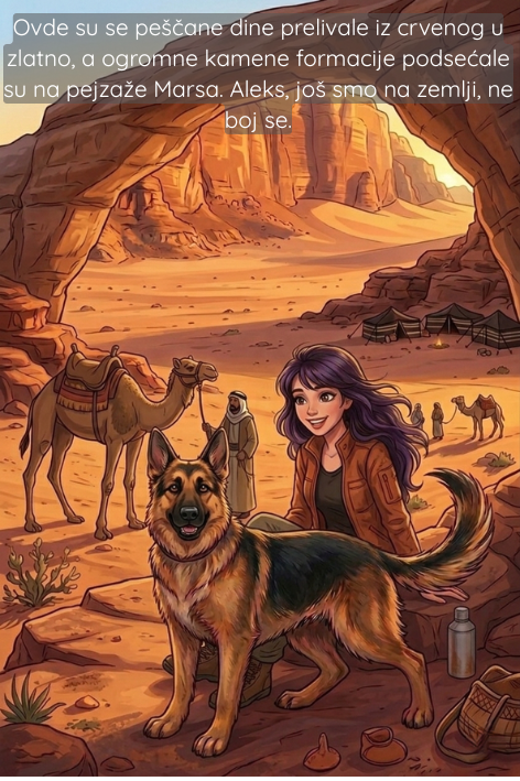 Ilustrovana bajka, Jordan, Sandra i Aleks na putu oko sveta